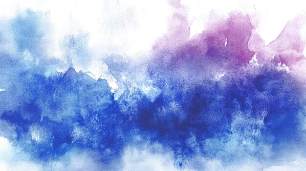 Watercolor Background With Various Color