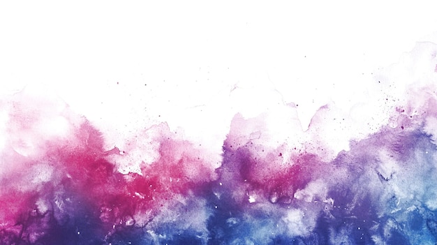 Watercolor Background With Various Color