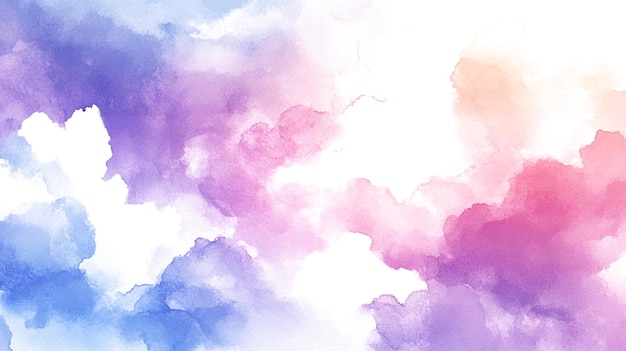 Watercolor Background With Various Color