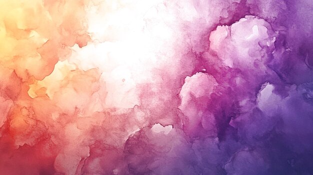 Watercolor Background With Various Color