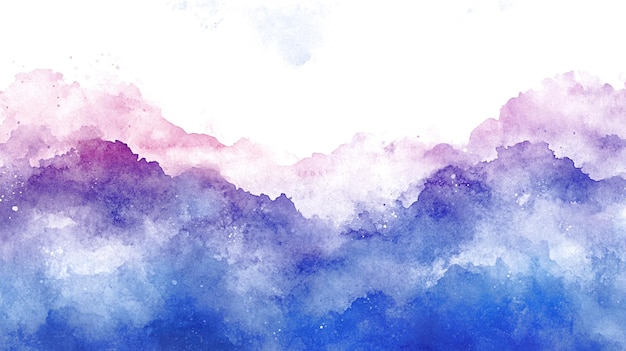 Watercolor Background With Various Color