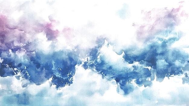 Watercolor Background With Various Color