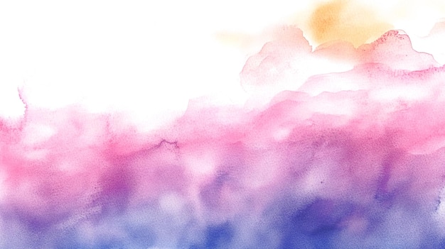 Watercolor Background With Various Color