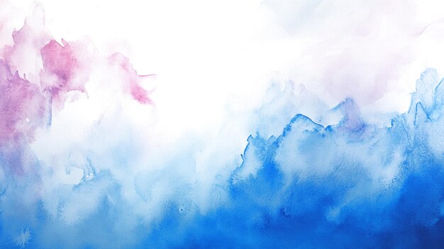 Watercolor Background With Various Color