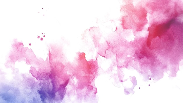 Watercolor Background With Various Color