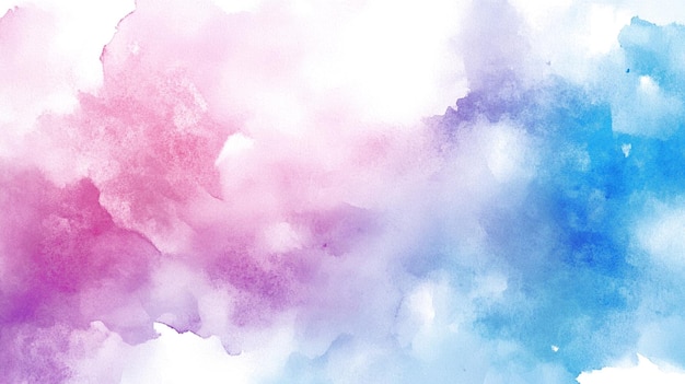 Watercolor Background With Various Color