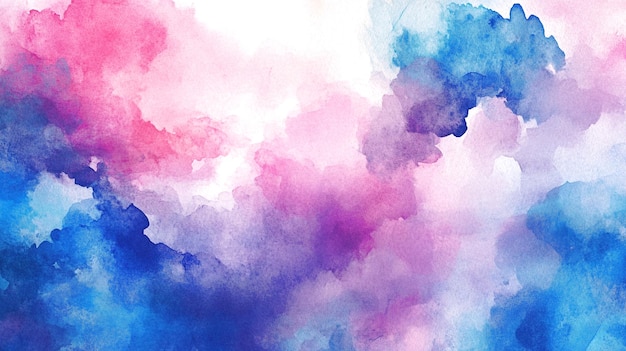 Watercolor Background With Various Color