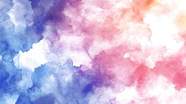 Watercolor Background With Various Color