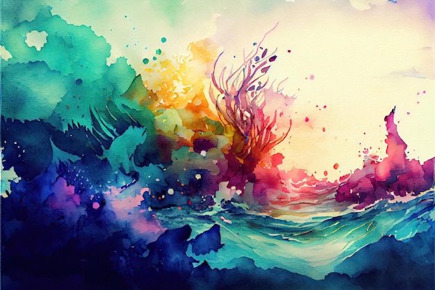 Watercolor background