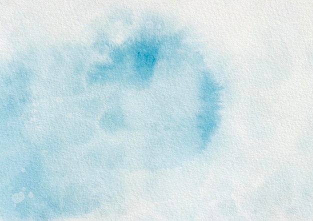 Watercolor Blue Color Water Effect Background Paper