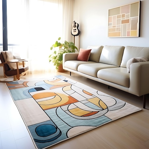 Watercolor Carpet and Rug Designs Artistic Digital Prints for Creative Home Decor