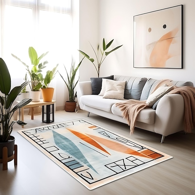 Watercolor Carpet and Rug Designs Artistic Digital Prints for Creative Home Decor