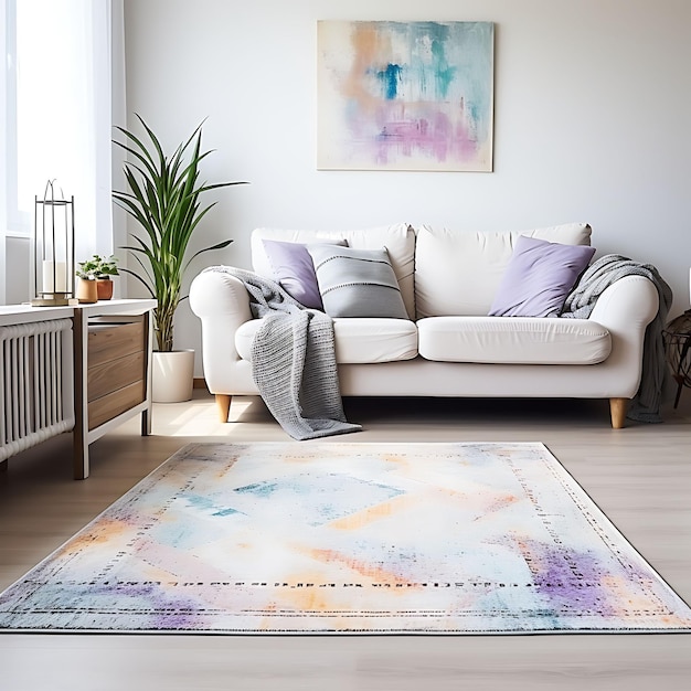 Watercolor Carpet and Rug Designs Artistic Digital Prints for Creative Home Decor