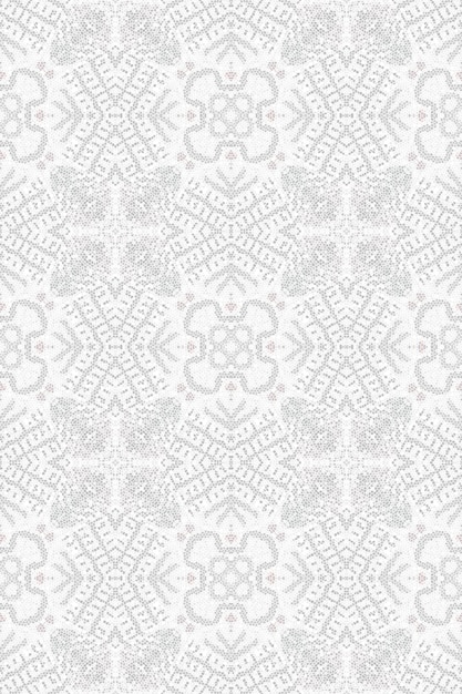 Watercolor ceramic tile geometric background Grey seamless pattern