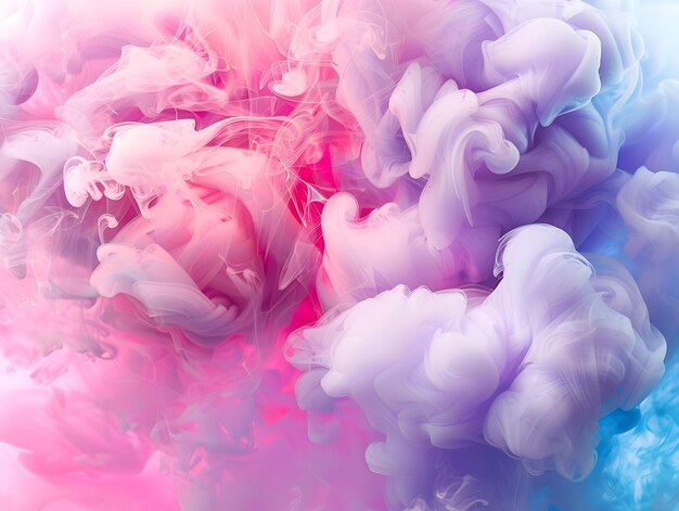 Photo watercolor colorful smoke background