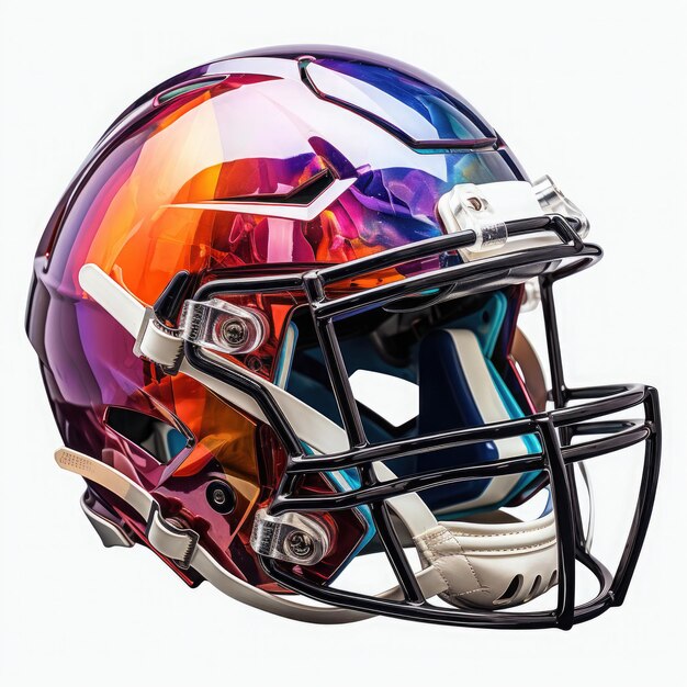 Watercolor Cricket Helmet Illustration Generative Ai