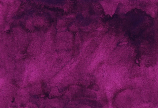 Watercolor elegant dark purple background texture, hand painted. Vintage watercolour deep violet background.