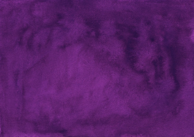 Watercolor elegant deep violet background texture. Water color abstract dark purple background	