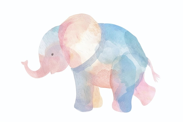 Watercolor Elephant Artwork