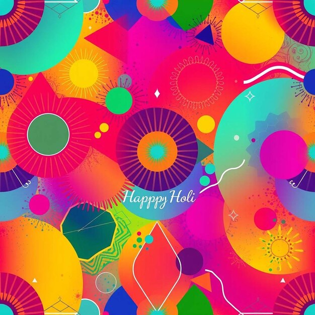 Photo watercolor holi festival happy holi lettering watercolor holi background flat detailed happy holi fe