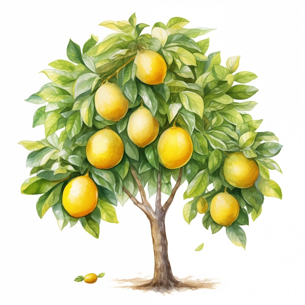 watercolor Lemon