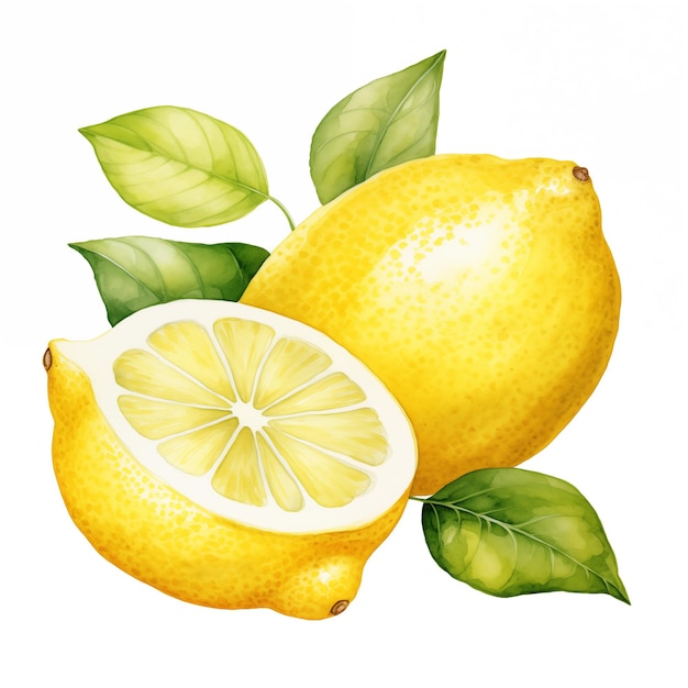 watercolor Lemon