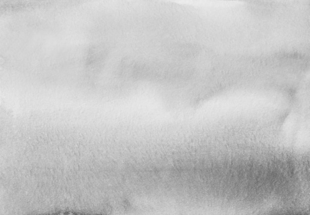 Watercolor light gray liquid background texture. Monochrome stains on paper. Abstract watercolor black and white painting.