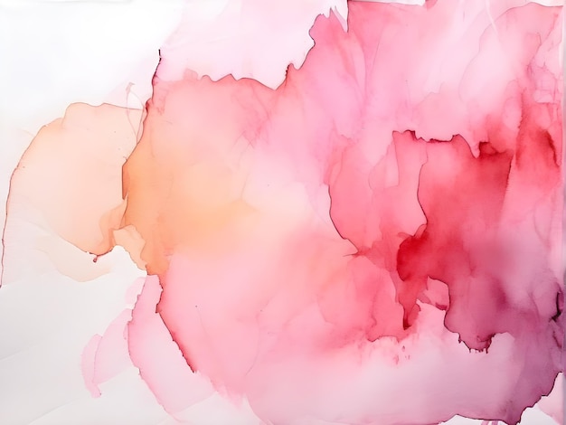 watercolor paint texture background on white background