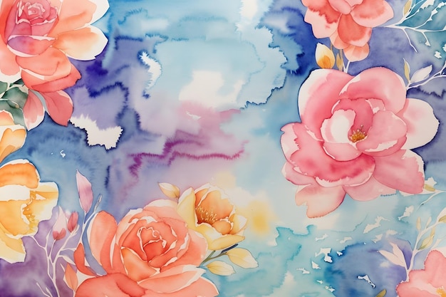 Watercolor Painted Backgrounds