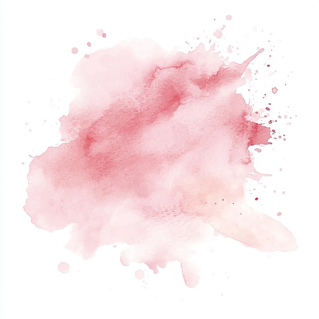 Photo a watercolor painting of pink and red watercolors