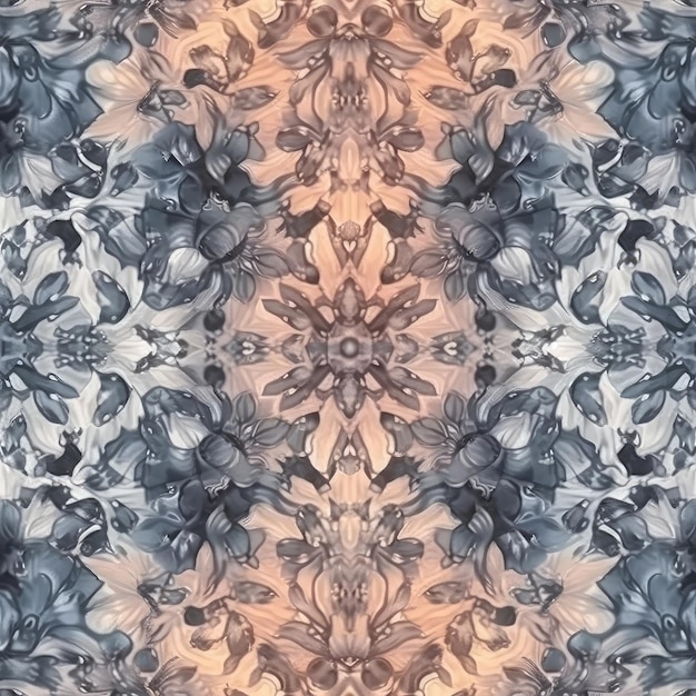 A watercolor pattern was created using light greyish orange Generative AI