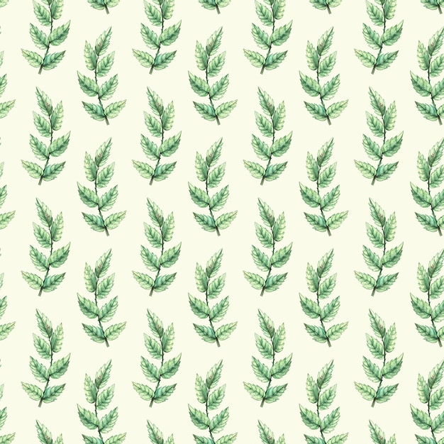 Watercolor Rosehip pattern