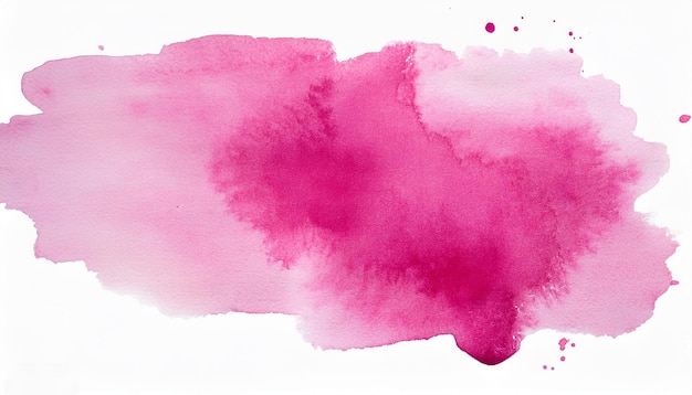 Photo watercolor stain in pink