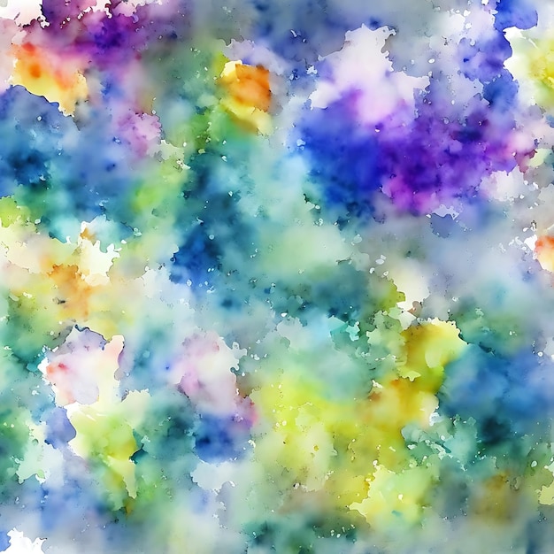 Watercolor stains abstract background Ai art