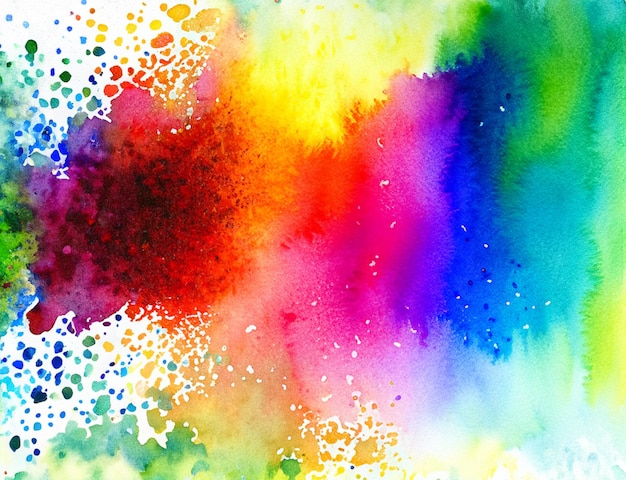 watercolor stains abstract background