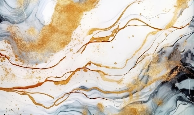 Watercolor stains wallpaper Marble stone texture For banner postcard book illustration