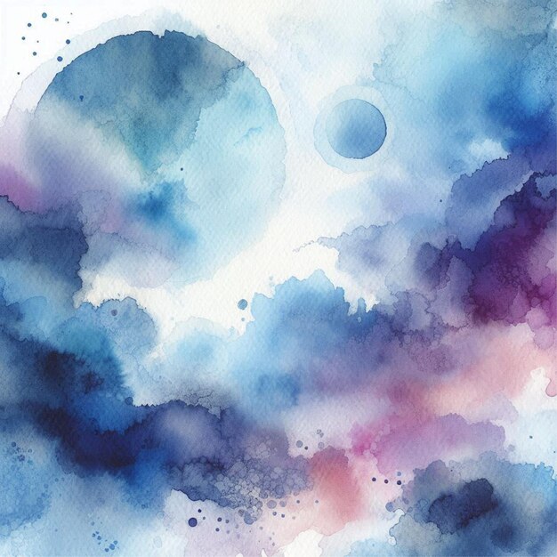 Watercolor texture blue and purple