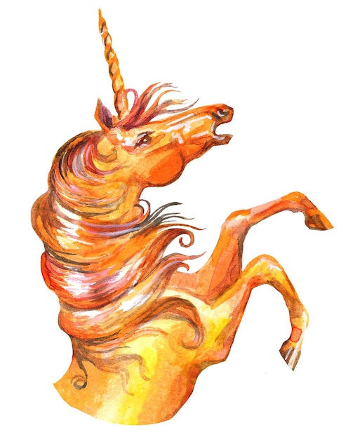 Watercolor unicorn 10