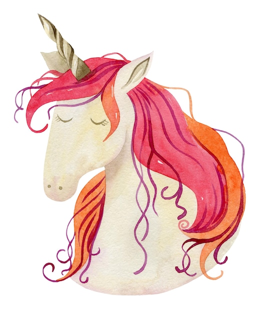 Watercolor unicorn