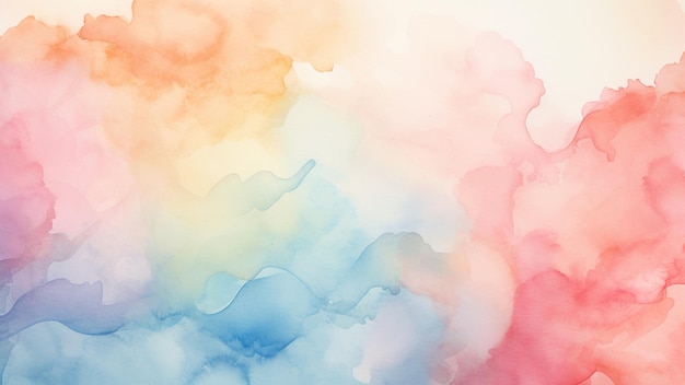 watercolor vibrant rainbow background