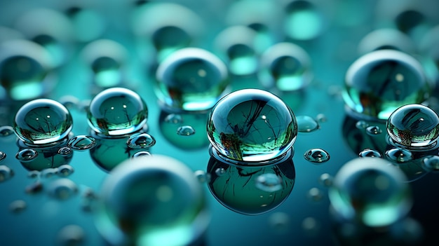 waterdrops HD 8K wallpaper Stock Photographic Image