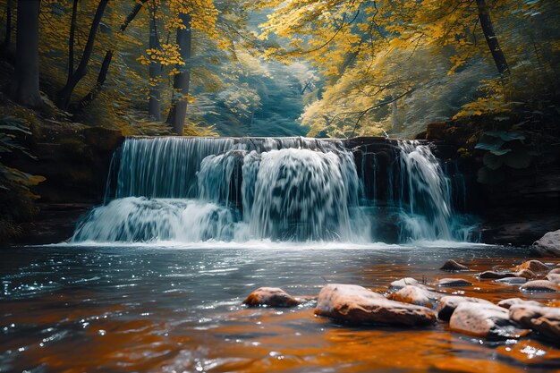 Waterfall Lake Summer