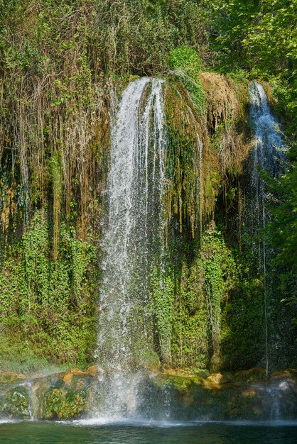 Waterfall in the nature