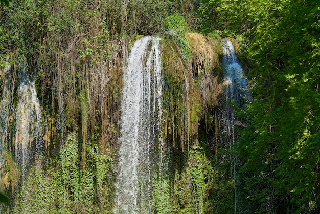 Waterfall in the nature