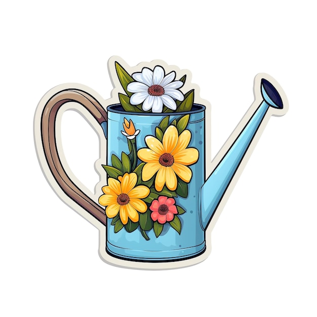 watering can sticker