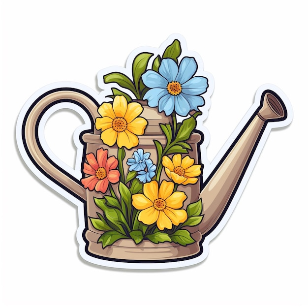 watering can sticker