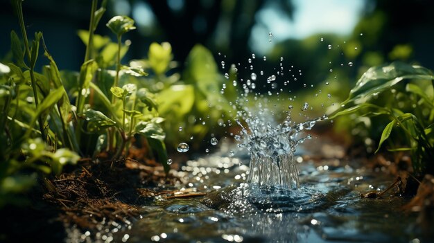 watering