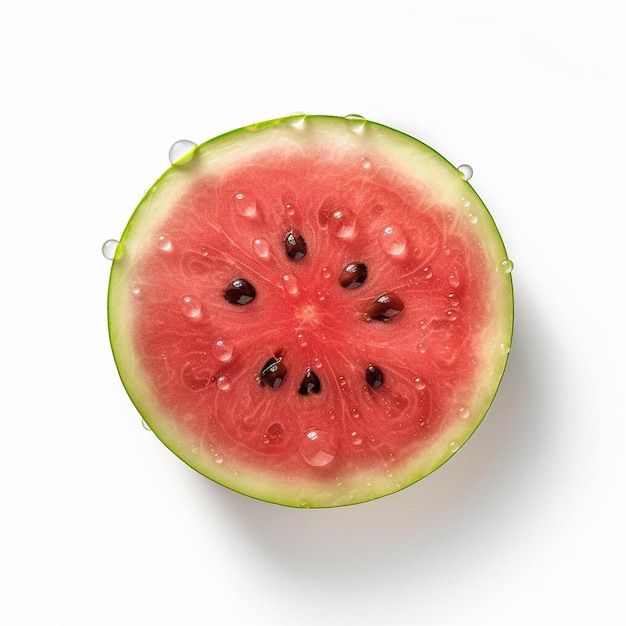 watermelon fruit food melon white background slice red white ripe juicy fresh green