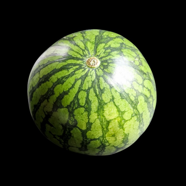 Watermelon isolated on black background