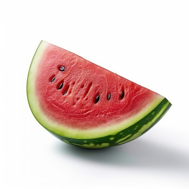 Watermelon isolated on white background generative AI